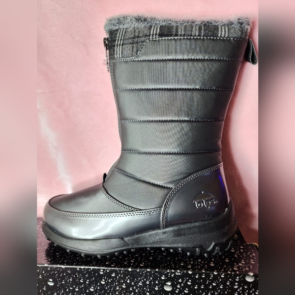 totes Lexi Women's Waterproof Snow Boots Pewter Size 7 - Picture 10 of 14
